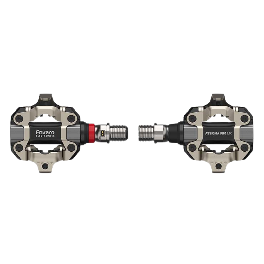 Favero Assioma PRO MX – 1 Single – Sided Off – Road Power Meter Pedals – Native Shimano SPD