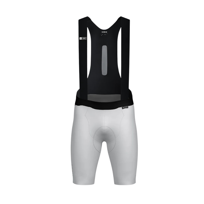 Gobik Matt unisex cargo cycling bib shorts in classic Diamond Black colorway featuring lateral leg mesh pockets and K10 long distance endurance chamois - Epic Sports Kenya