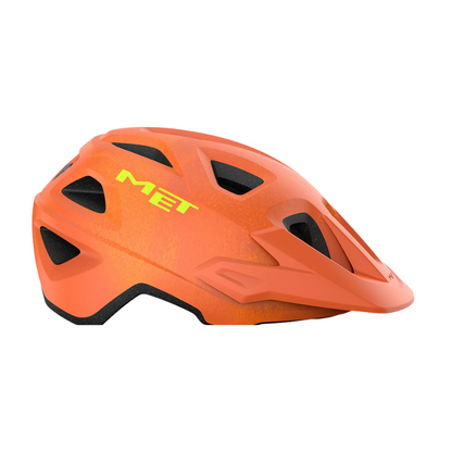 MET Echo mountain bike helmet in matte orange rust earth tone with removable visor - Epic Sports Kenya