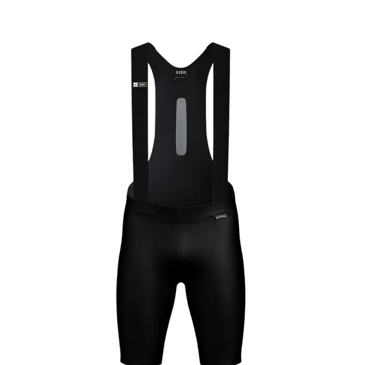 Gobik performance cycling bib shorts in classic black edition high compression muscle support laser cut leg grippers - Epic Sports Kenya