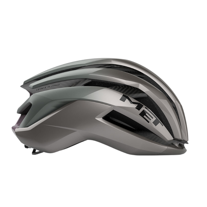 MET Trenta 3K Carbon MIPS road cycling helmet in glossy opal gray metallic - Epic Sports Kenya