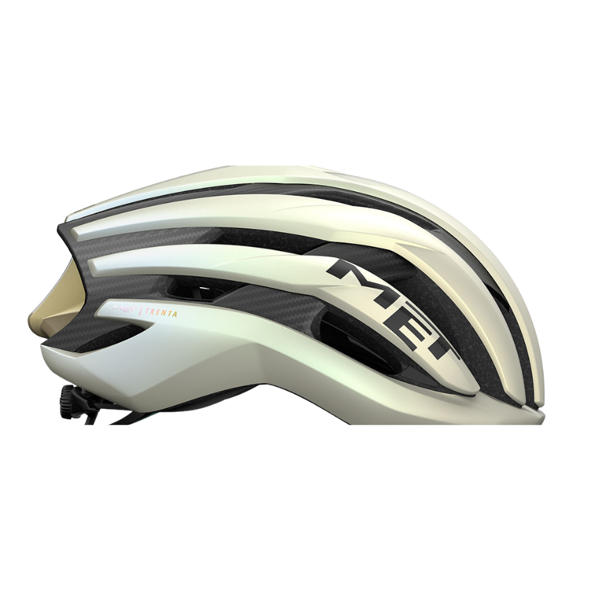 MET Trenta 3K Carbon MIPS road cycling helmet in matte vanilla ice gold - Epic Sports Kenya