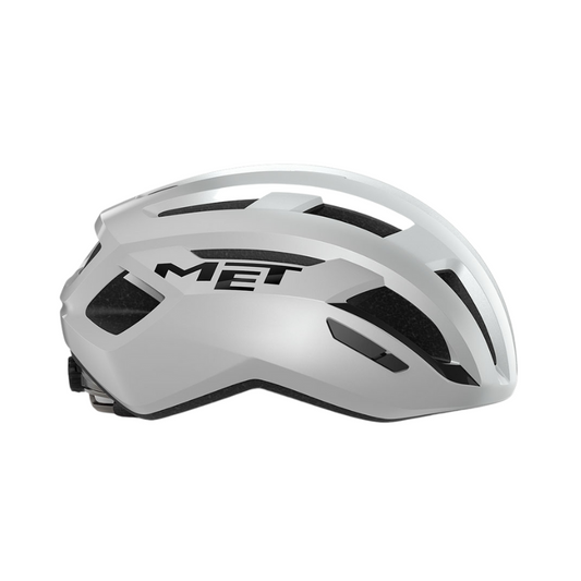MET Vinci MIPS road cycling helmet in glossy white performance finish - Epic Sports Kenya