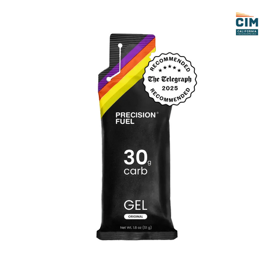 Precision Fuel and Hydration PF 30 endurance energy gel sachet original citrus flavor showing 30g carbohydrate layout and 2 to 1 glucose to fructose ratio - Epic Sports Kenya