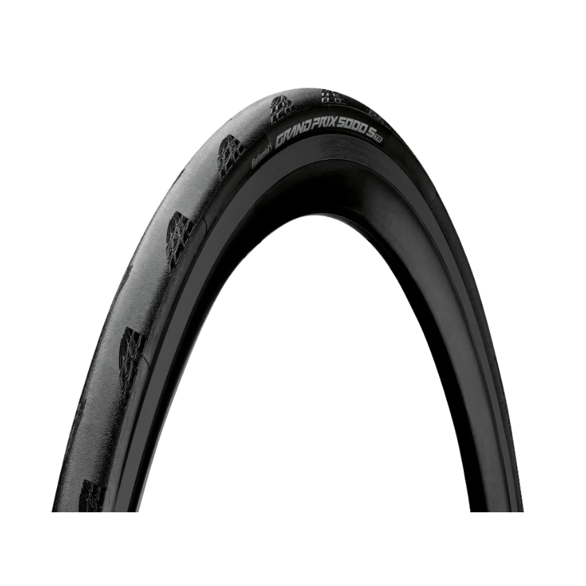 Continental Grand Prix 5000 S TR tubeless road cycling tyre 700x30c showing blackchili tread compound and premium dark bronze transparent sidewall layout - Epic Sports Kenya