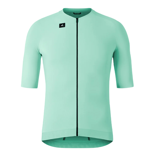 Gobik CX Solid unisex short sleeve cycling jersey in serene Onsen light pastel teal highly breathable versatile training fit - Epic Sports Kenya
