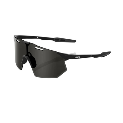 100 percent Hypercraft SQ ultra lightweight frameless cycling sunglasses in matte black with high contrast soft gold mirror shield lens - Epic Sports Kenya