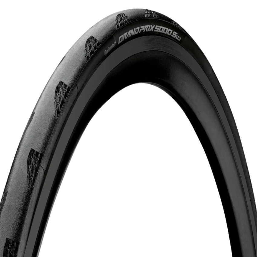 Continental Grand Prix 5000 S TR tubeless road cycling tyre 700x28c showing blackchili tread compound lazer grip shoulders and vectran breaker protective layer - Epic Sports Kenya