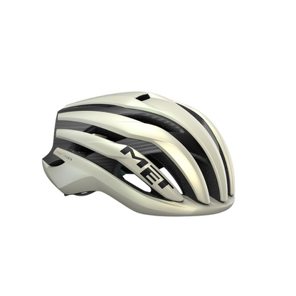 MET Trenta 3K Carbon MIPS Road Helmet – Vanilla Ice Gold Matt