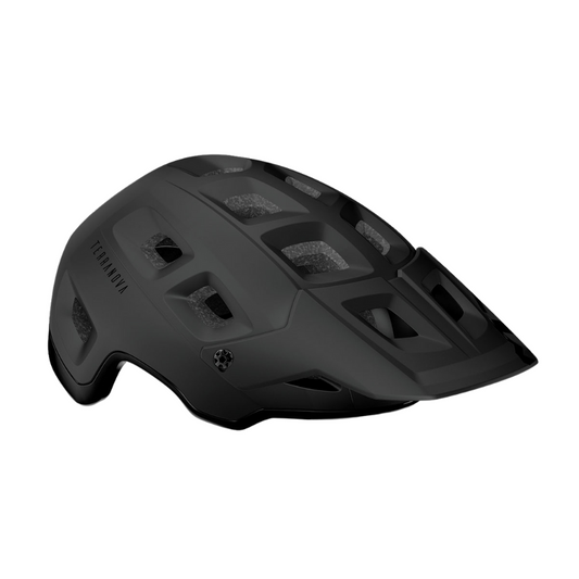 MET Terranova MIPS mountain bike helmet in dual matte black and glossy black finish - Epic Sports Kenya