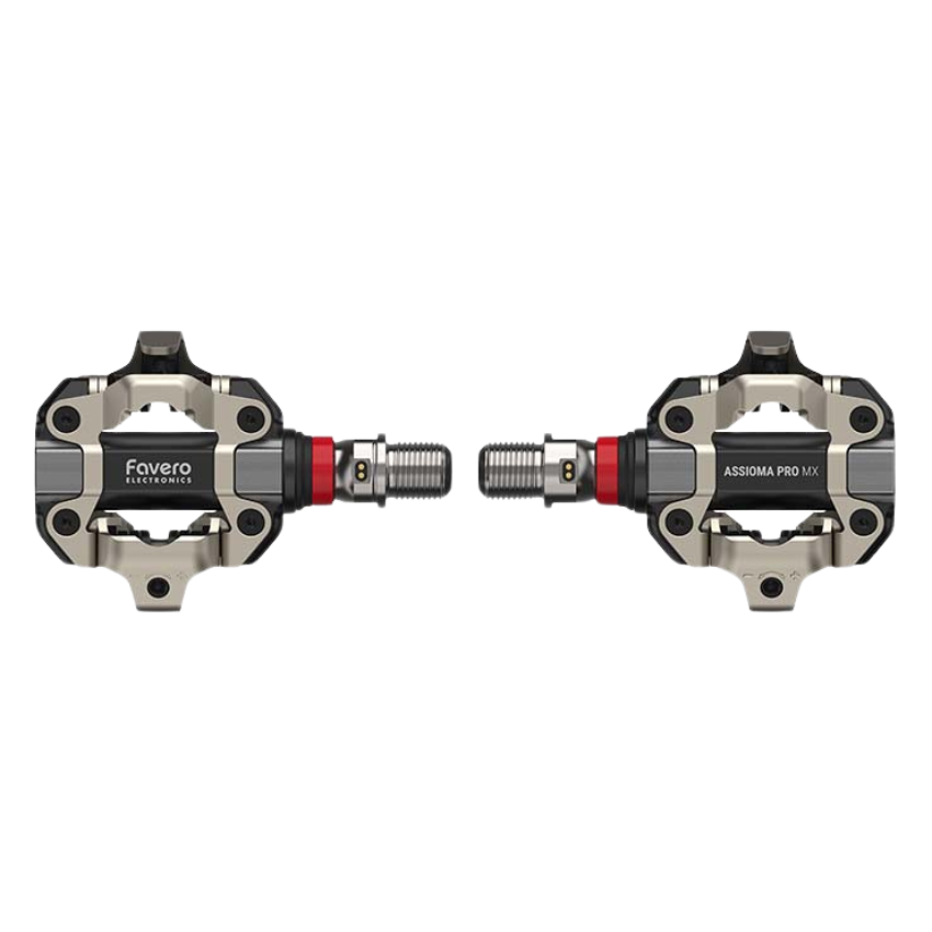Favero Assioma PRO MX – 2 Dual – Sided Off – Road Power Meter Pedals – Native Shimano SPD
