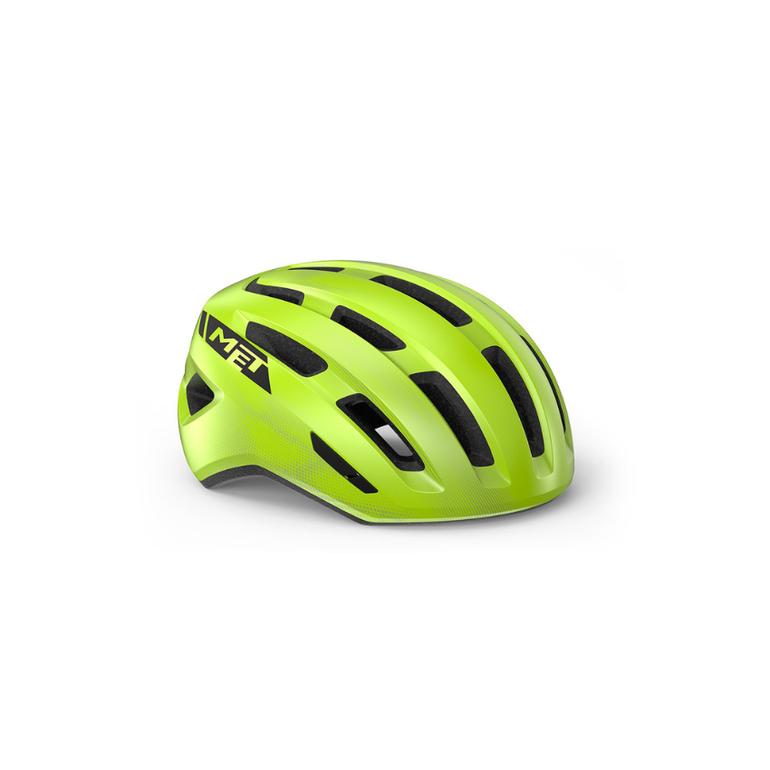 MET Miles Cycling Helmet – Fluo Yellow Glossy