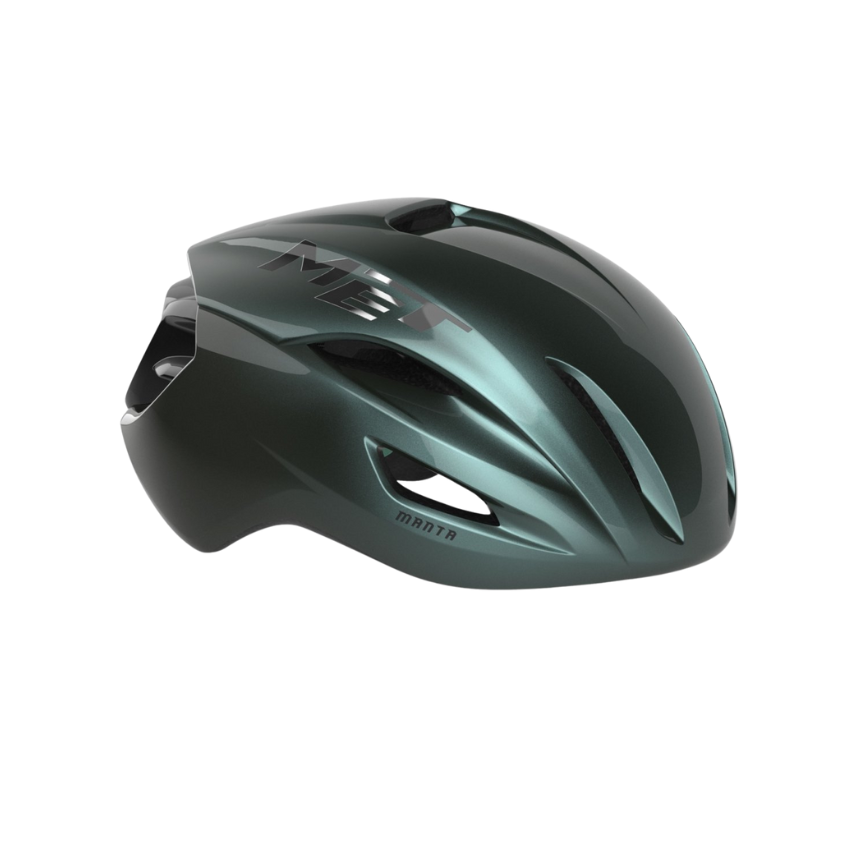 MET Manta MIPS Aero Road Helmet – Hyper Teal Glossy