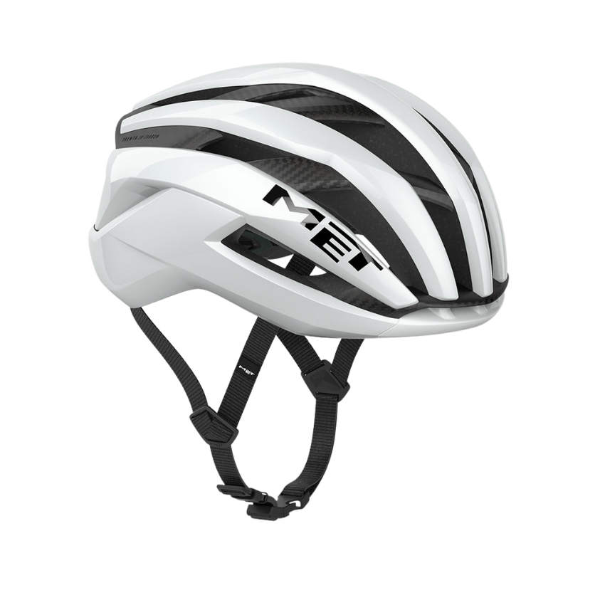 MET Trenta 3K Carbon MIPS Road Helmet – White Glossy