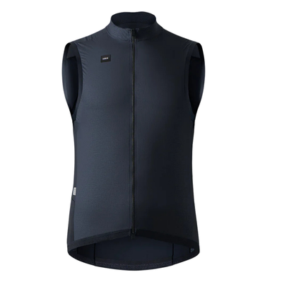 Gobik Vector 2.0 unisex lightweight packable windproof cycling vest in bold Ultrablue colorway high ventilation mesh back panel gilet - Epic Sports Kenya