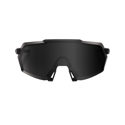 100% Korbin Cycling Sunglasses – Matte Black / Black Mirror