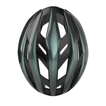 MET Trenta 3K Carbon MIPS Road Helmet – Hyper Teal Glossy