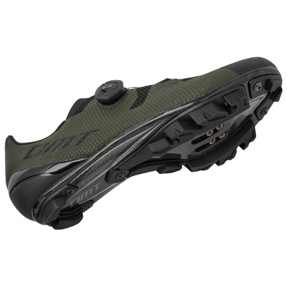 DMT KM3 3D Knit Carbon MTB / Gravel Cycling Shoes – Dark Green / Black