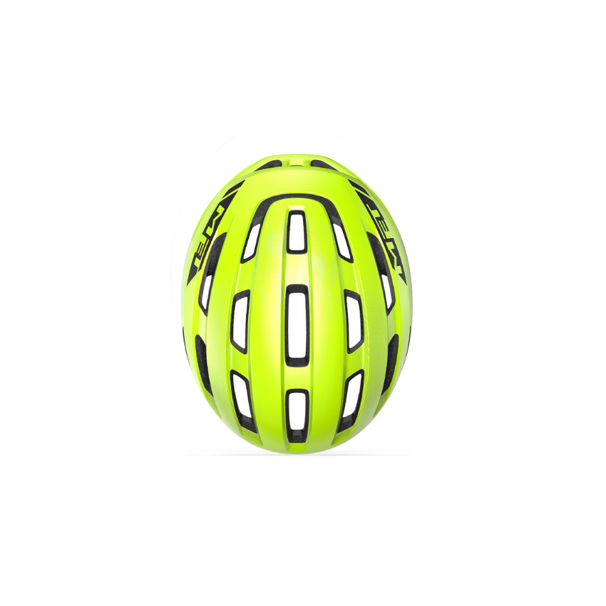MET Miles Cycling Helmet – Fluo Yellow Glossy
