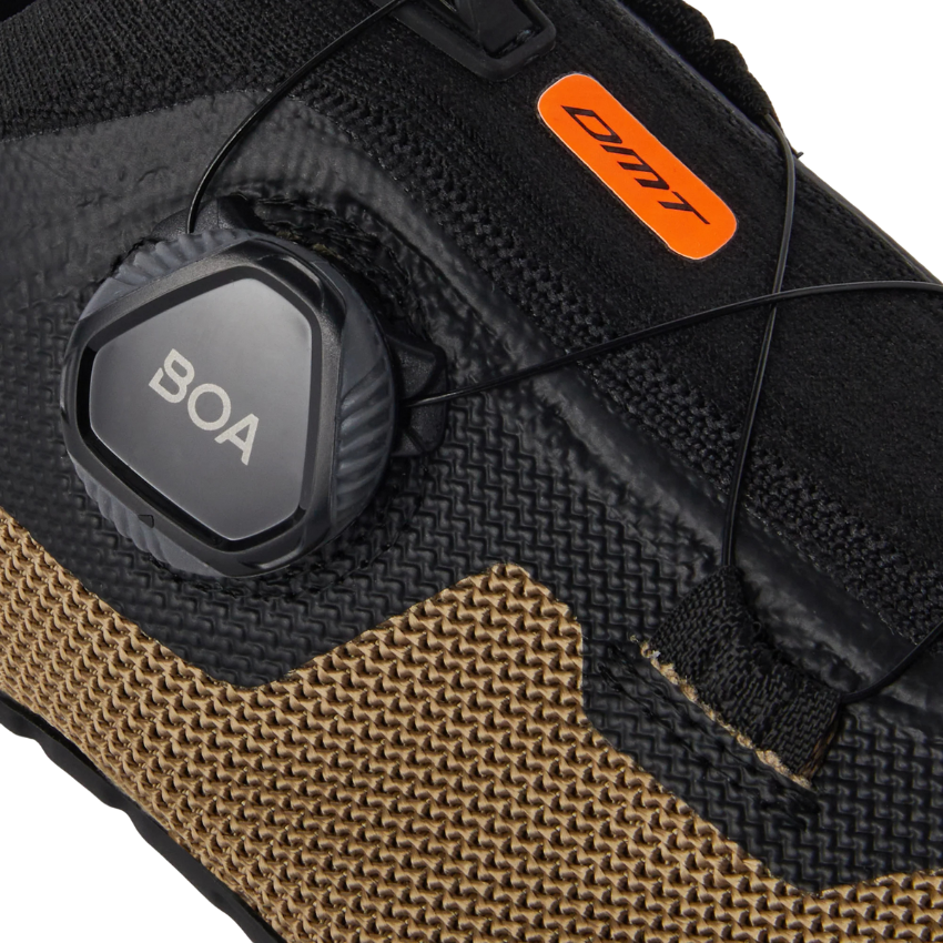 DMT KM4 Hybrid Engineered Knit MTB / Gravel Cycling Shoes – Black / Bronze