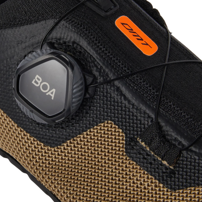 DMT KM4 Hybrid Engineered Knit MTB / Gravel Cycling Shoes – Black / Bronze
