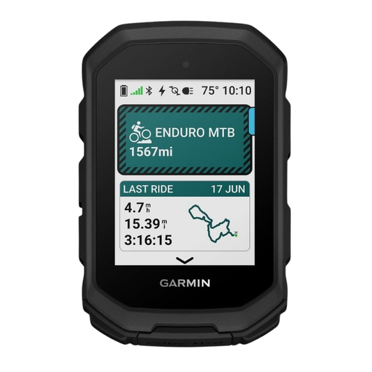 Garmin Edge Mountain Bike Mount showing high strength black composite reverse offset arm design thirty one point eight millimeter handlebar clamp bracket and precision quarter turn insert locking profile for over the stem off road computer protection - Epic Sports Kenya