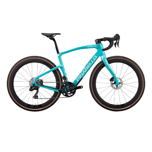 Pinarello New Grevil F7 Carbon Gravel Bike – SRAM Force AXS Wireless – Black on Black