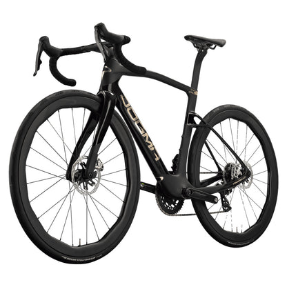 Pinarello New Dogma X Shimano Dura-Ace Di2 PM Carbon Endurance Road Bike – ETNA LUCENTE – Princeton Grit 4540 X – front three quarter