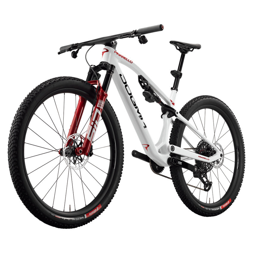 Pinarello Dogma XCR SRAM XX SL AXS PM Mountain Bike – Arctic Flame – front three quarter