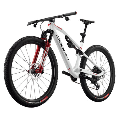 Pinarello Dogma XCR SRAM XX SL AXS PM Mountain Bike – Arctic Flame – front three quarter