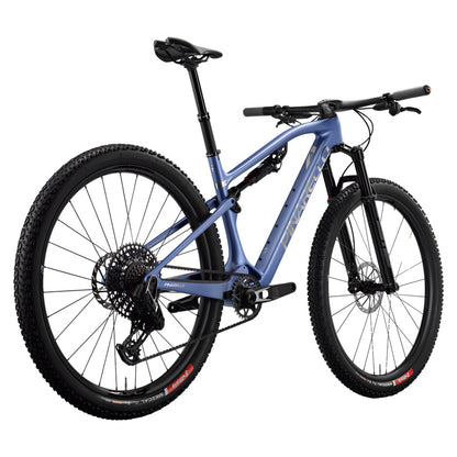 Pinarello XCR9 SRAM X0 AXS Mountain Bike – Amethyst Dust – rear three quarter