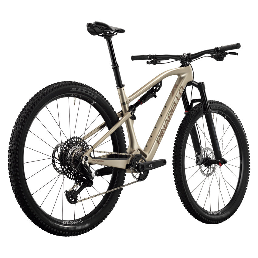 Pinarello XCT7 SRAM Eagle 90 Mountain Bike – Gobi Ash – rear three quarter