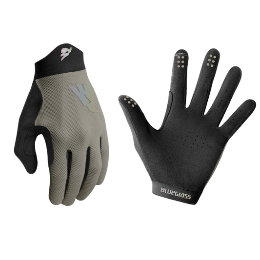 Bluegrass Union full finger cycling gloves in vibrant Tropic Sunrise mesh with perforated single piece unpadded palm - Epic Sports Kenya