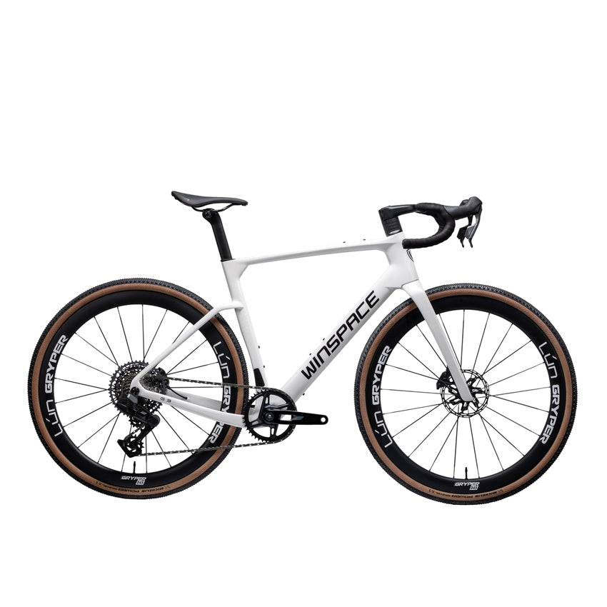 Winspace G3 105 Di2 Carbon Gravel Bike – Pearl White